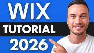 Wix Website Tutorial 2026 - Complete Guide for Beginners