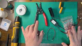 Tutorial on creating a new LED wiring setup for a book nook/miniature.