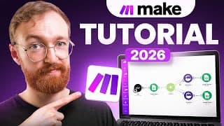Make.com Tutorial for Beginners 2026 (Full Guide)
