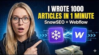 Auto-publish thousands of articles to Webflow CMS with SnowSEO