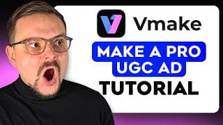 Vmake AI Tutorial - 2026 | How to Make a Professional UGC Ad in 5 Minutes (No Filming, No Editing)