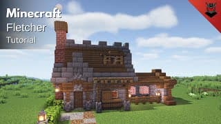 Minecraft: How to Build a Medieval Fletcher's House | Fletcher House (Tutorial)