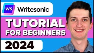 WriteSonic Tutorial - How To Generate AI Content With WriteSonic For Beginners