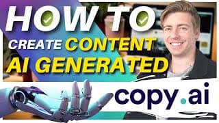 How to use Copy.ai | Best AI writing software for small business (Copy.ai tutorial)