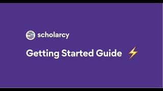 Scholarcy Quick Start