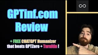 GPTinf AI Review: Is GPTinf.com legit? + FREE AI Humanizer tool!