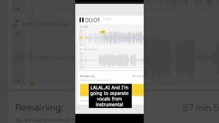 Using LALAL.AI To Separate Vocals & Instrumentals #Tutorial #MusicProducers