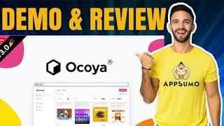 Ocoya Tutorial & Demo Social Media Marketing Tool With A I