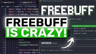 Freebuff Coder: This FULLY FREE AI Coder is ACTUALLY CRAZY!