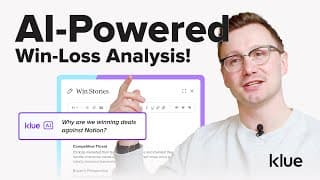 How to Uncover Win & Loss Insights Automatically (Klue Tutorial)