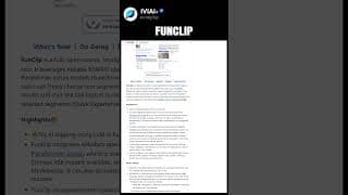 FunClip AI-based Video speech recognition and clipping #shorts
