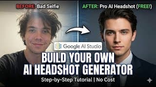 Make Money with AI Headshots: Build Your Own Generator in 15 Minutes (Google AI Studio)