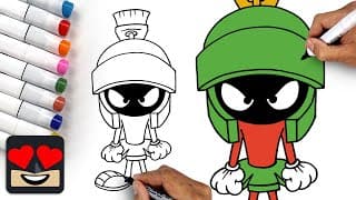 How To Draw Marvin the Martian