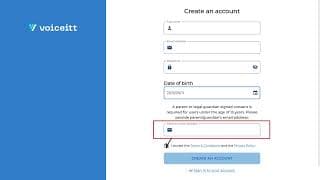 Signing up for Voiceitt Tutorial