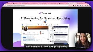 Persana AI Chrome Ext - How to 10x your Linkedin Prospecting with AI