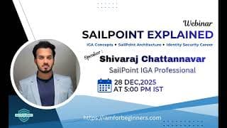 IAM vs SailPoint Explained | Identity Governance Basics for Beginners