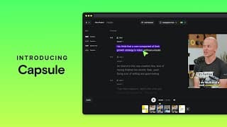 Introducing Capsule