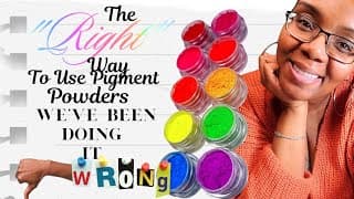 Pigment like a PRO! The Do's and Don'ts of PIGMENT POWDERS-Learn with Me!|The Cure by Kalisa