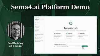 Sema4 AI Agent Platform Overview Demo